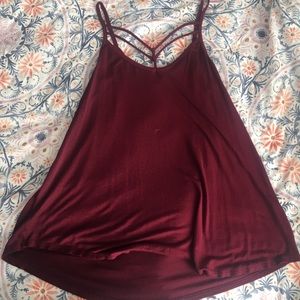 Strappy Red Tank Top! Very Cute!